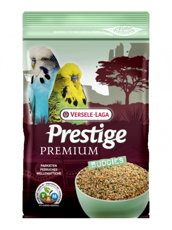Versele-laga lindude täissööt prem.prestige budgies 800g