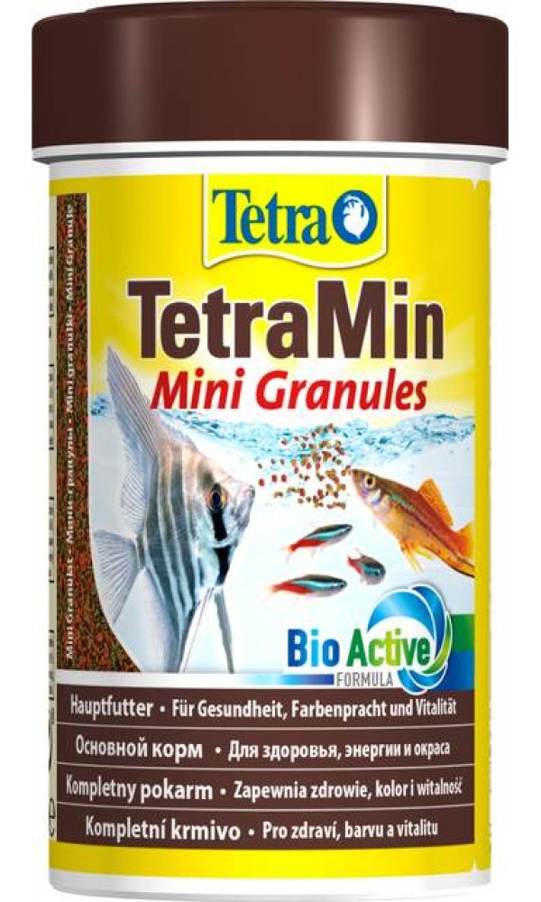 Tetra kalade täissööt tetramin mini granules 100ml