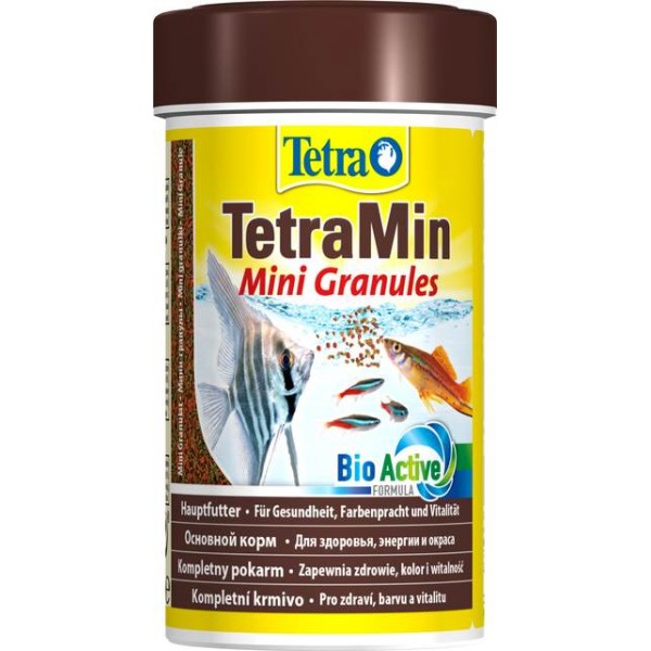 Tetra kalade täissööt tetramin mini granules 100ml