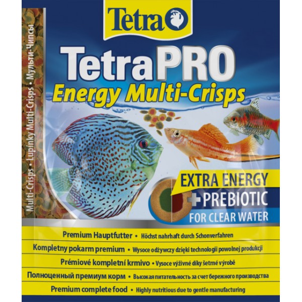 Tetra kalade täissööt tetrapro energy multi-crisps 12g