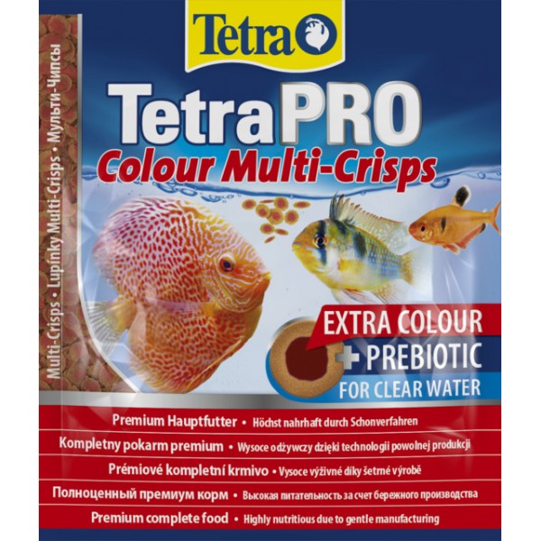 Tetra kalade täissööt tetrapro colour multi-crisps 12g