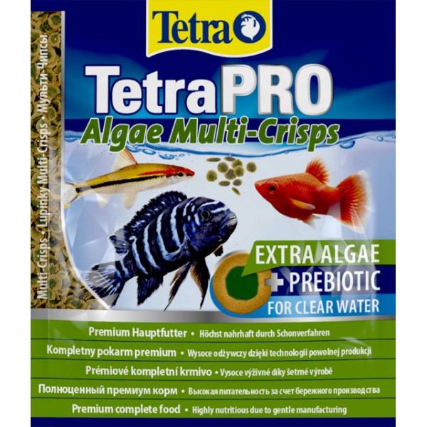 Tetra kalade täissööt tetrapro algae multi-crisps 12g