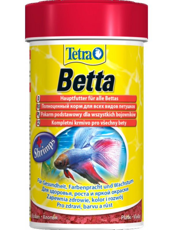 Tetra kalade täissööt betta 100ml