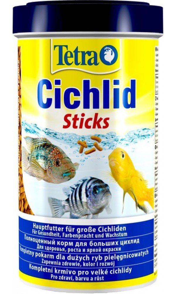 Tetra kalade täissööt cichlid sticks 500ml