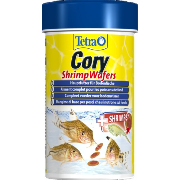 Tetra kalade täissööt cory shrimp wafers 100ml