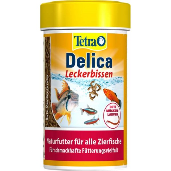 Tetra kalade täiendsööt delica bloodworms 100ml