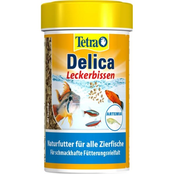 Tetra kalade täiendsööt delica brine shrimps 100ml