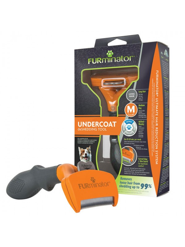 Furminator aluskarva kamm koer pikakarvaline m