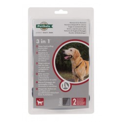 Petsafe 3in1™ traksid ja auto turvarihm l must