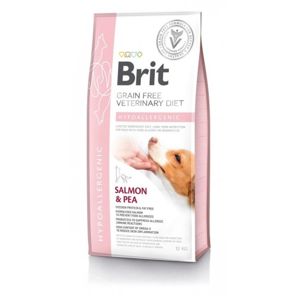 Brit gf koera täissööt hypoallergenic 12kg