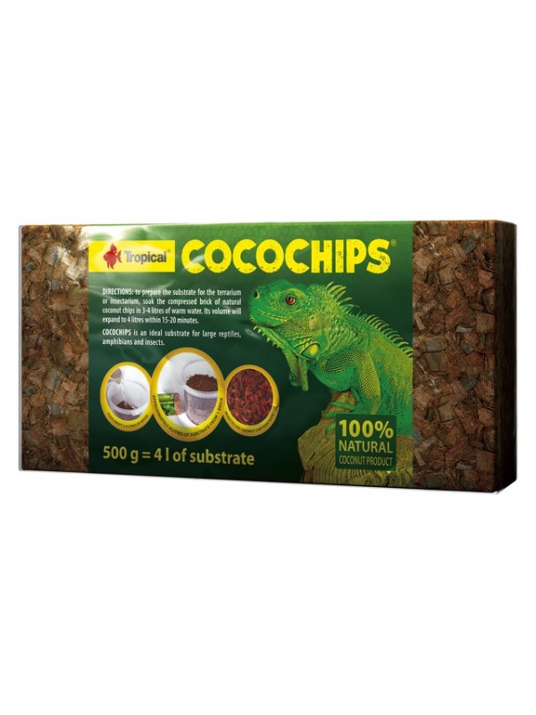 Tropical reptiilide allapanu cocochips 500g
