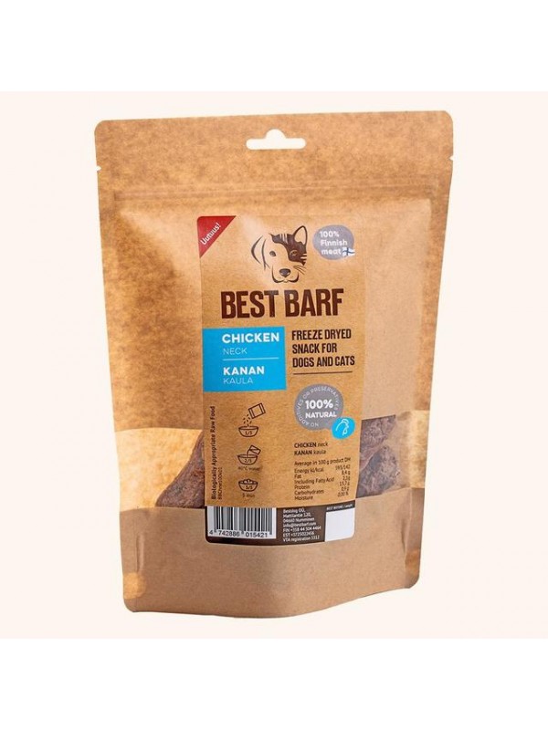 Best barf külmkuivatatud maius kana kael 100g