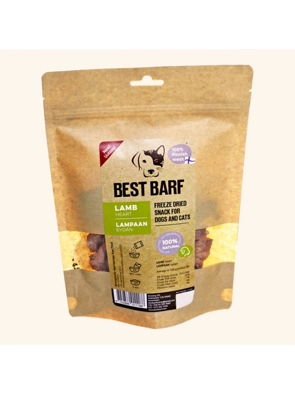 Best barf külmkuivatatud maius lamba süda 100g