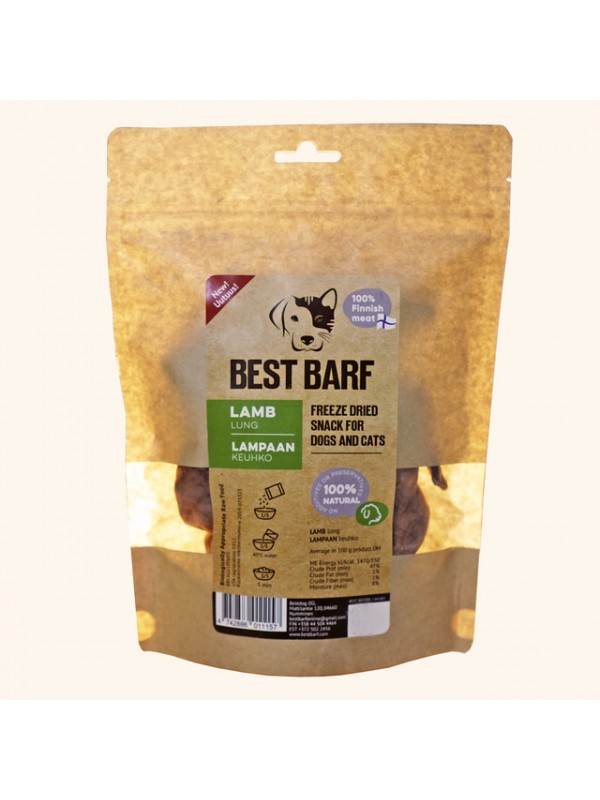 Best barf külmkuivatatud maius lamba kops 100g