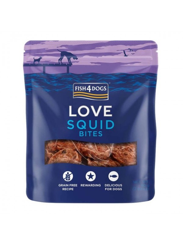 F4d koera maius squid bites 80g