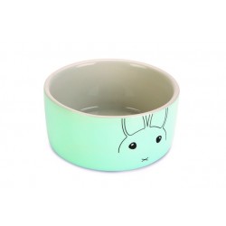 Beeztees küüliku kauss joela hall/mündiroheline 12cm