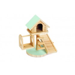 Beeztees väikelooma maja lovy mündiroheline 21cm