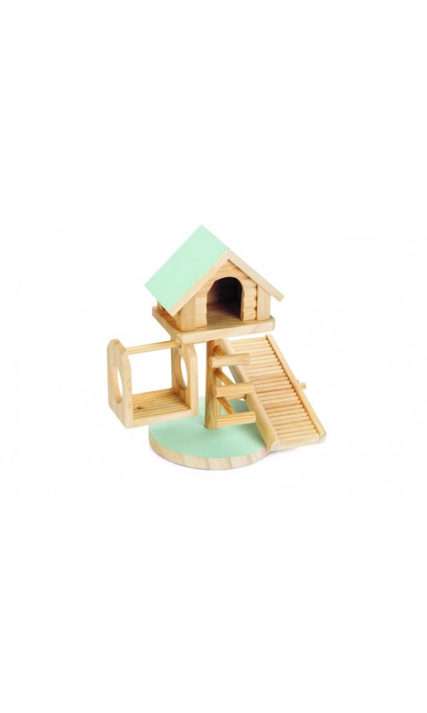 Beeztees väikelooma maja lovy mündiroheline 21cm