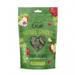 Burgess excel väikelooma maius herby hearts 60g