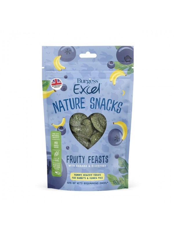 Burgess excel väikelooma maius fruity feasts 60g Burgess excel väikelooma maius fruity feasts 60g