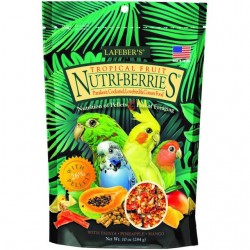 Nutri-berries lindude täissööt tropical fruit cockatiel 284g