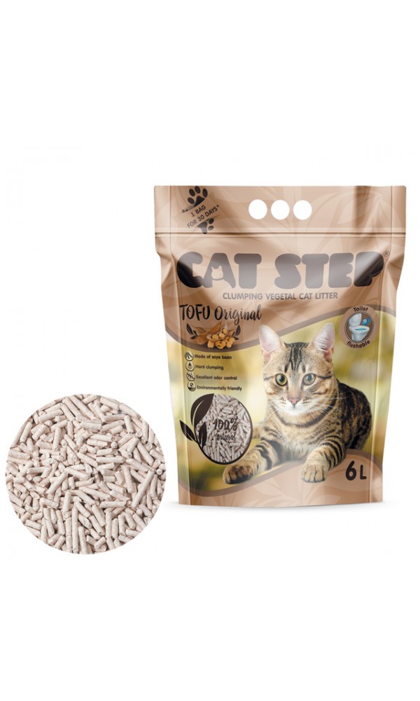 Cat step kassiliiv tofu original 2,7kg/6l