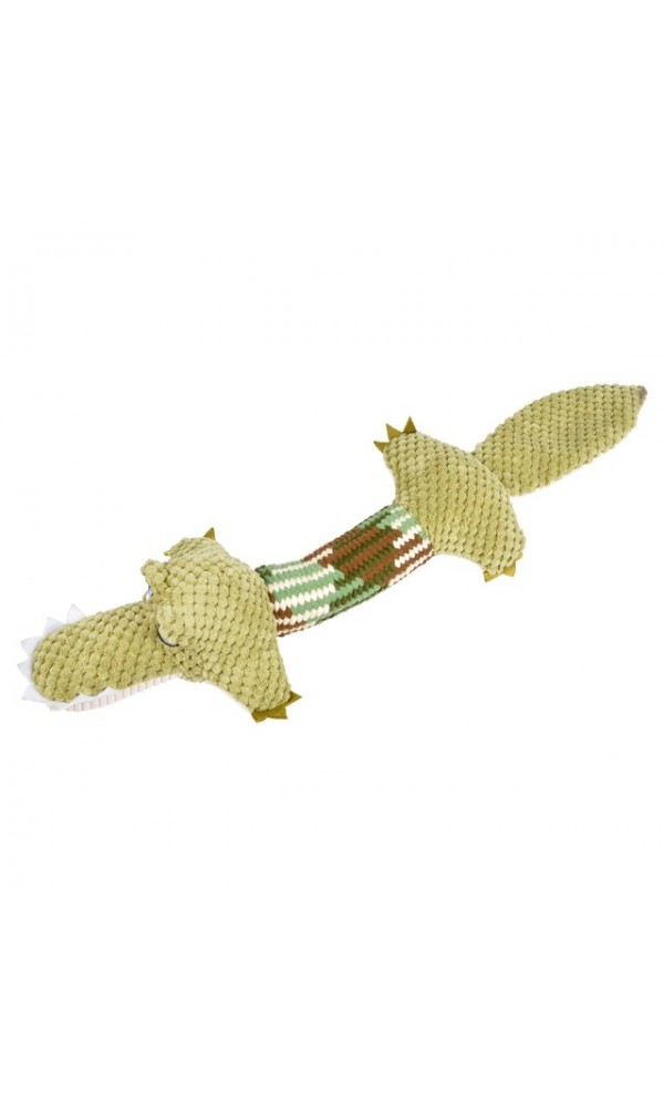 Love story koera mänguasi krokodill 25x26x9cm khaki