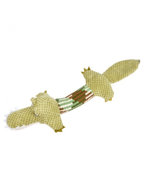 Love story koera mänguasi krokodill 25x26x9cm khaki