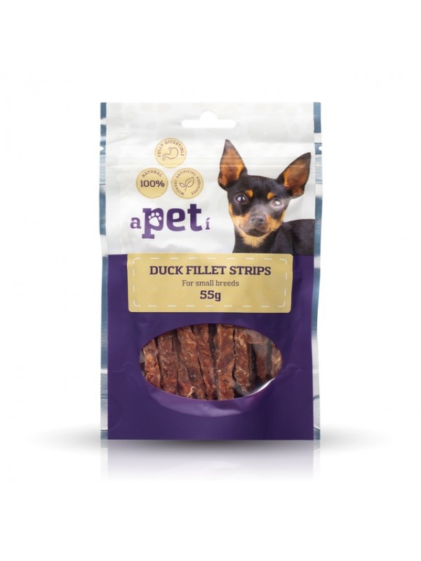 Apeti koera maius väike tõug pardifileeribad 55g