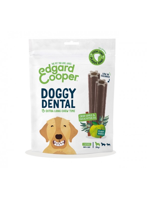 Edgard cooper koera maius dental suur tõug õun/eukalüpt 240g n7
