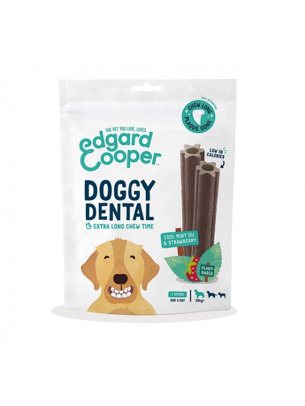 Edgard cooper koera maius dental suur tõug maasikas/piparmünt 240g n7