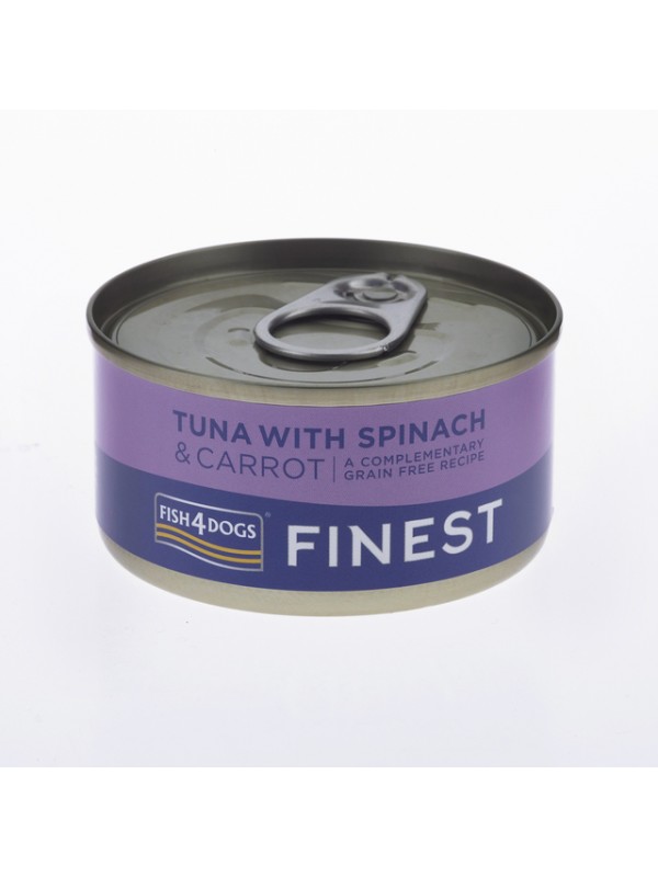 F4d koera konserv tuunikala/porgand/spinat 85g