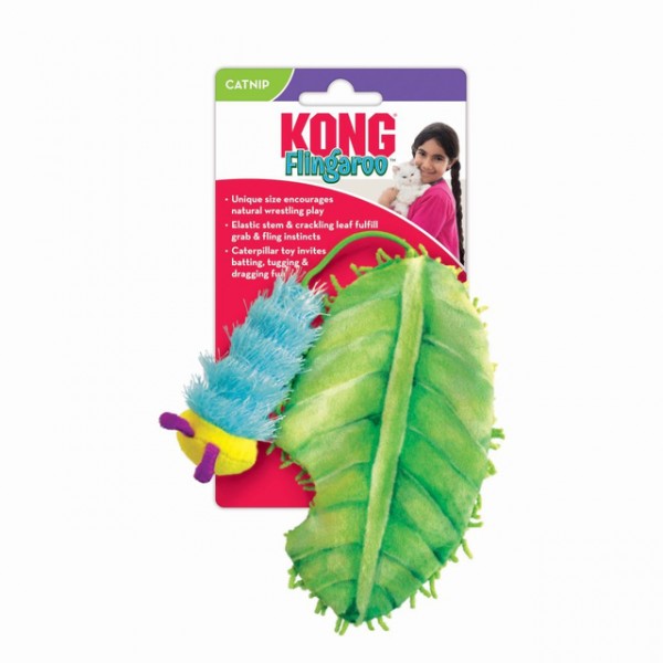 Kong flingaroo kassi mänguasi caterpillar