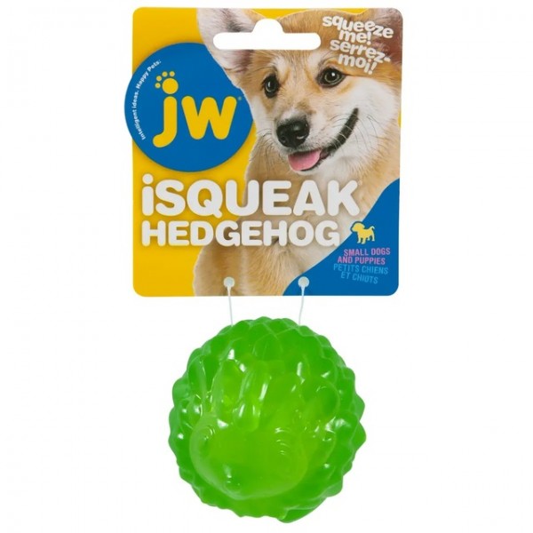 Jw koera mänguasi hedgehog squeaky pall s