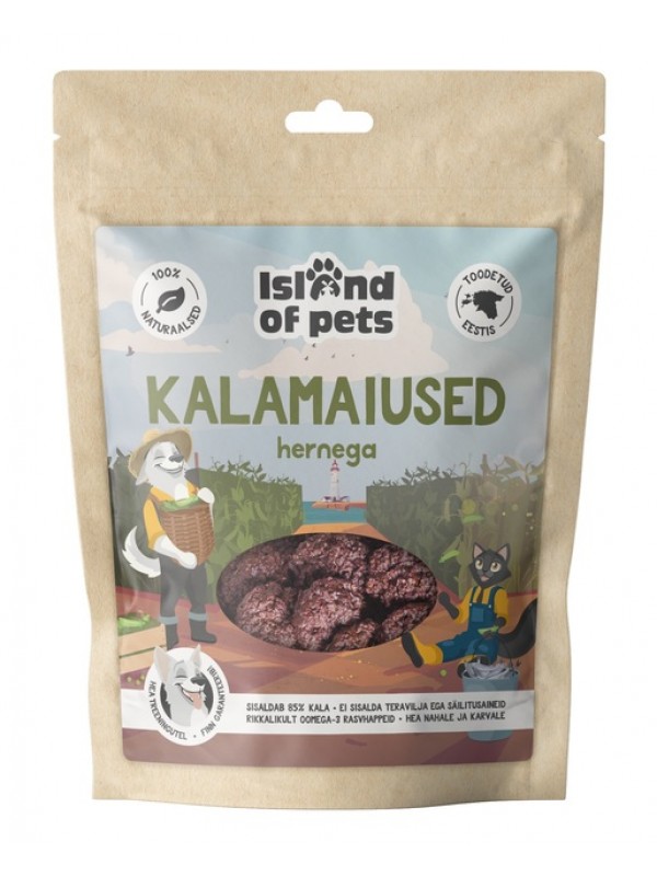 Island of pets kalamaius hernestega 80g