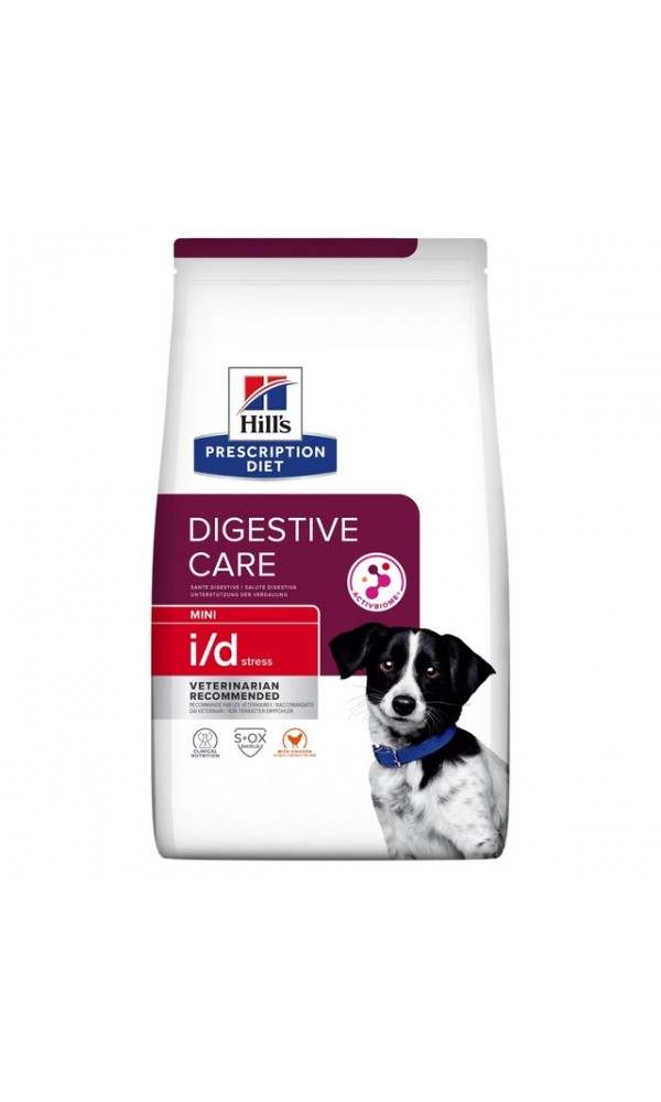 Hills pd koera täissööt i/d stress mini 1kg