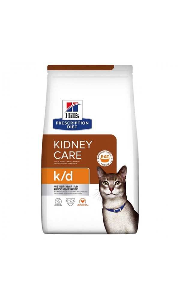Hills pd kassi täissööt k/d kana 3kg