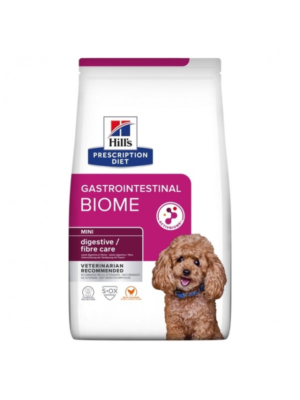 Hills pd koera täissööt i/d gi biome fibre mini 3kg