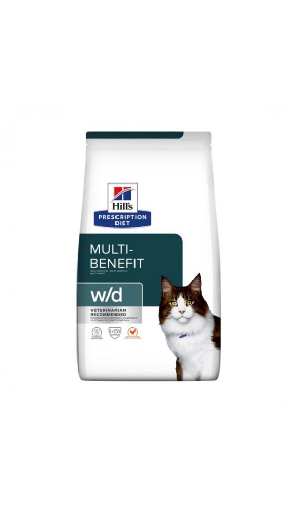 Hills pd kassi täissööt w/d 3kg
