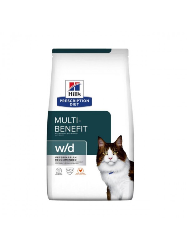 Hills pd kassi täissööt w/d 3kg