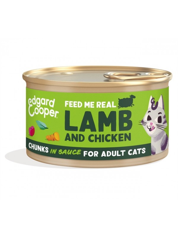 Edgard cooper kassi konserv lammas/kana kastmes 85g n1