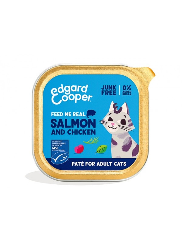 Edgard cooper kassi pasteet lõhe/kana 85g n1