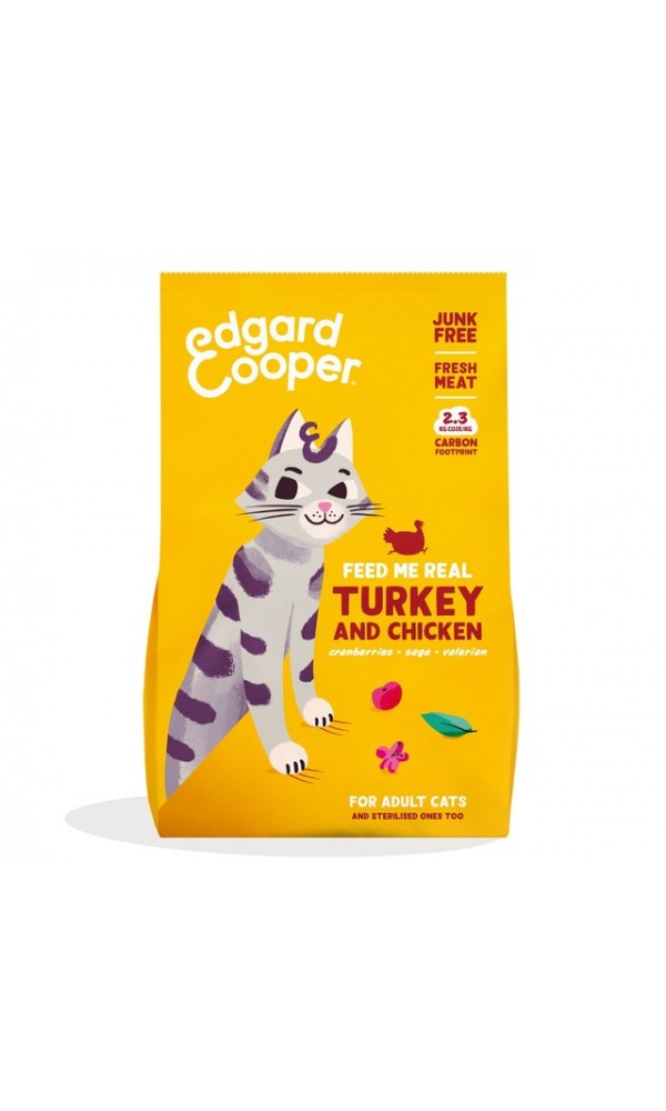 Edgard cooper kassi täissööt kalkun/kana 2kg
