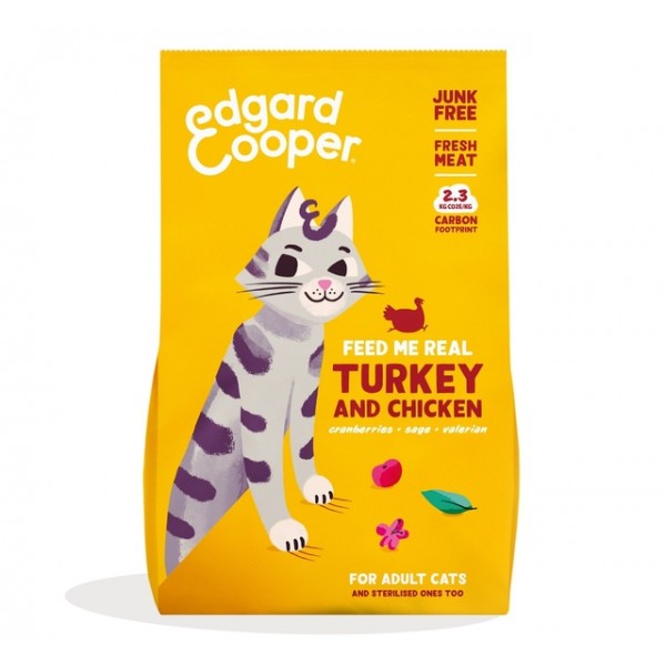 Edgard cooper kassi täissööt kalkun/kana 2kg