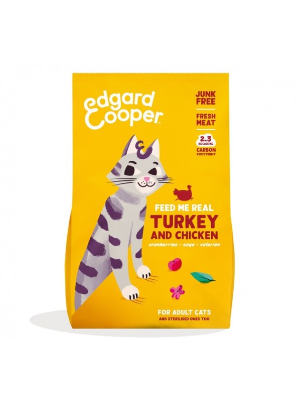Edgard cooper kassi täissööt kalkun/kana 2kg