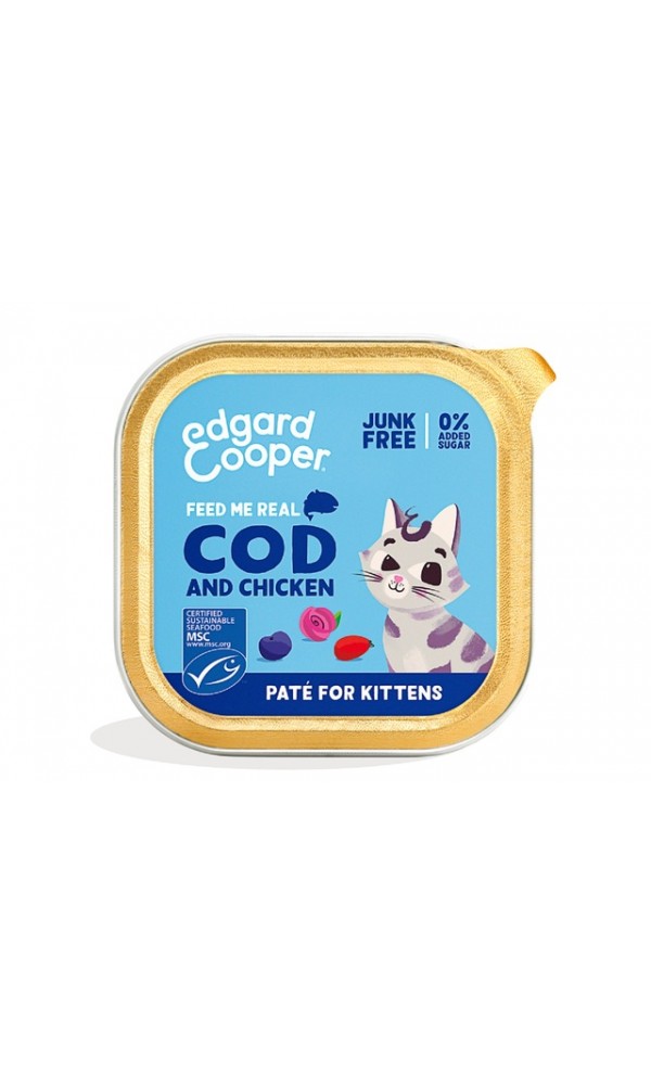 Edgard cooper kassipoja pasteet tursk/kana 85g n1
