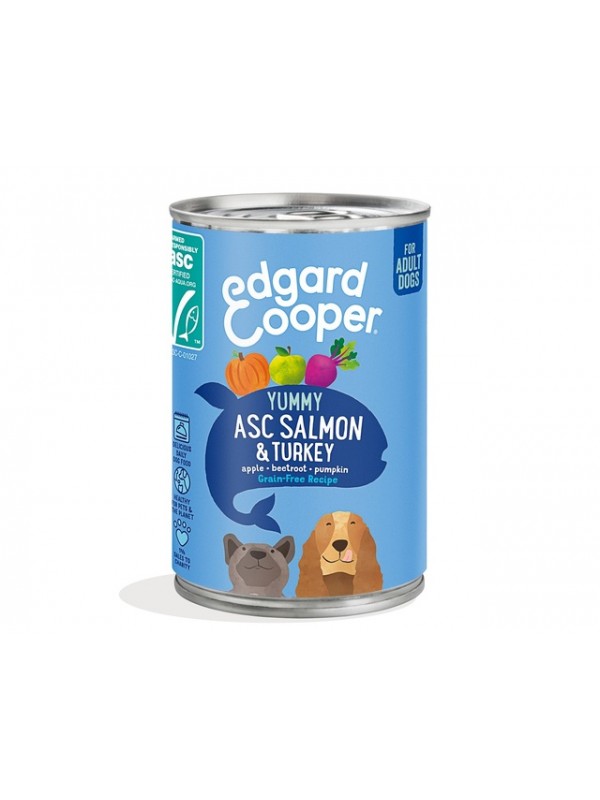 Edgard cooper koera konserv lõhe/kalkun 400g