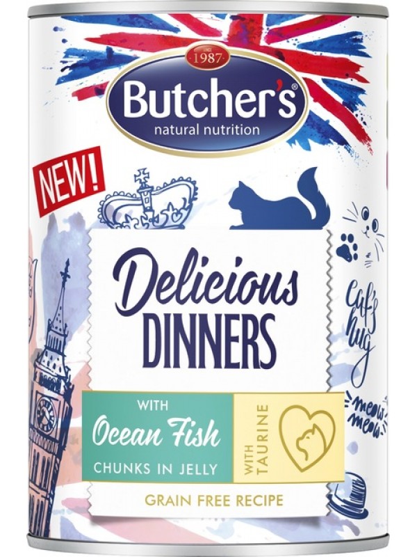 Butchers kassi konserv delic.dinner kala 400g
