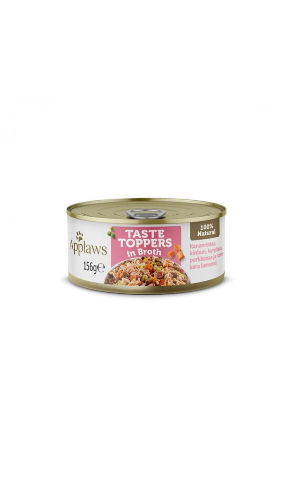 Applaws koera konserv tt kana/sink/köögivili puljongis 156g