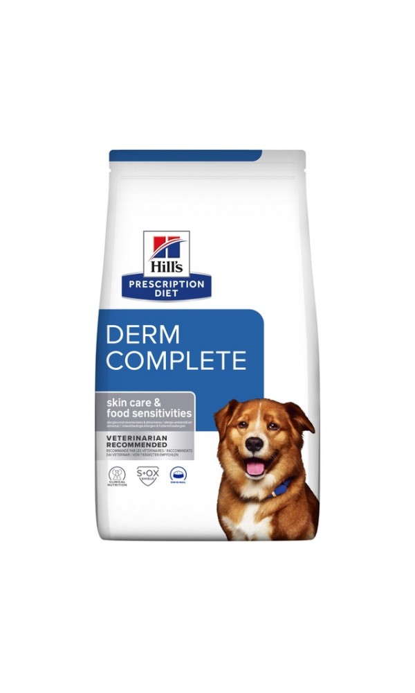 Hills pd koera täissööt derm complete 1,5kg